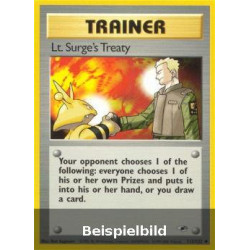 Lt. Surge's Treaty (Gym Heroes GH-112) [EN/NM]