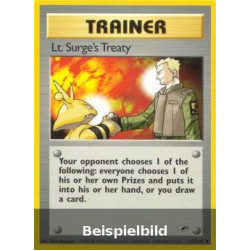 Lt. Surge's Treaty (Gym Heroes GH-112) [EN/NM]