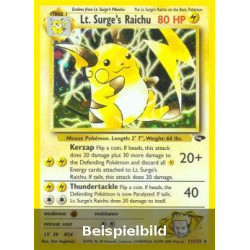 Lt. Surge's Raichu (Gym Challenge GC-11) [EN/EX]