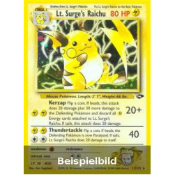 Lt. Surge's Raichu (Gym Challenge GC-11) [EN/EX]