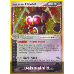 Team Magma's Claydol (P/D) (EX Team Magma vs Team Aqua MA-8) [DE/NM]