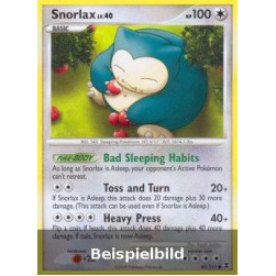 Snorlax Lv.40 (Rising Rivals RR-81) [DE/NM]