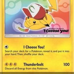Ash's Pikachu (SM Black Star Promos SM-108) [DE/NM]