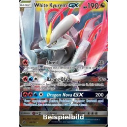 White Kyurem GX (Dragon Majesty DRM-48) [DE/NM]