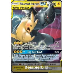 Pikachu & Zekrom GX (Team Up TEU-33) [DE/NM]