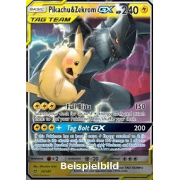 Pikachu & Zekrom GX (Team Up TEU-33) [DE/NM]