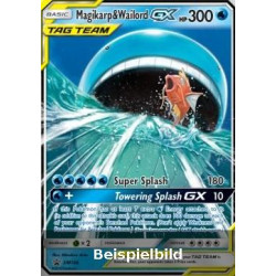 Magikarp & Wailord GX (SM Black Star Promos SM-166) [DE/NM]