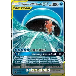 Magikarp & Wailord GX (SM Black Star Promos SM-166) [DE/NM]
