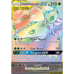 Celebi & Venusaur GX (Team Up TEU-182) [DE/NM]