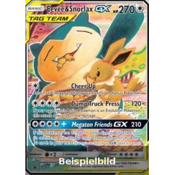 Eevee & Snorlax GX (SM Black Star Promos SM-169) [DE/NM]