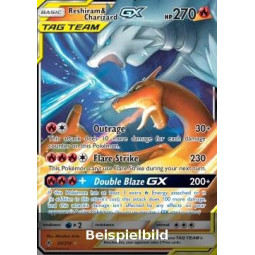 Reshiram & Charizard GX (Unbroken Bonds UNB-20) [DE/NM]