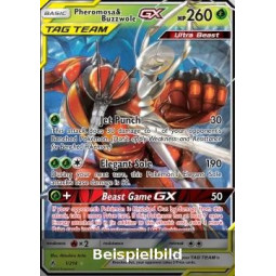 Pheromosa & Buzzwole GX (Unbroken Bonds UNB-1) [DE/NM]