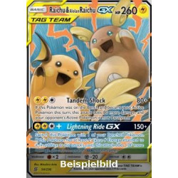 Raichu & Alolan Raichu GX (Unified Minds UNM-54) [DE/NM]