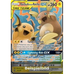 Raichu & Alolan Raichu GX (Unified Minds UNM-54) [DE/NM]