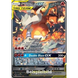 Reshiram & Charizard GX (SM Black Star Promos SM-201) [EN/EX]