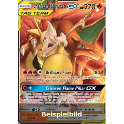 Charizard & Braixen GX (Cosmic Eclipse CEC-22) [DE/NM]