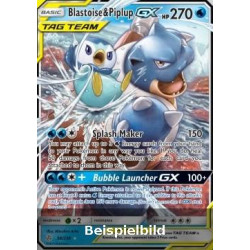 Blastoise & Piplup GX (Cosmic Eclipse CEC-38) [DE/NM]