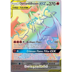 Charizard & Braixen GX (Cosmic Eclipse CEC-251) [DE/NM]