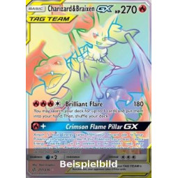 Charizard & Braixen GX (Cosmic Eclipse CEC-251) [DE/NM]
