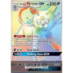 Alolan Persian GX (Cosmic Eclipse CEC-257) [DE/NM]