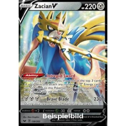Zacian V (Sword & Shield SSH-138) [DE/NM]