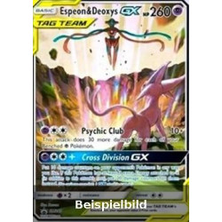 Espeon & Deoxys GX (SM Black Star Promos SM-240) [DE/NM]