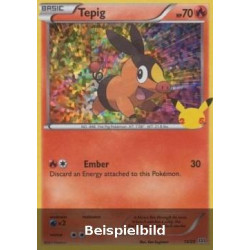 Tepig (McDonald's Collection 25th Anniversary MCD25-13) [DE/NM]