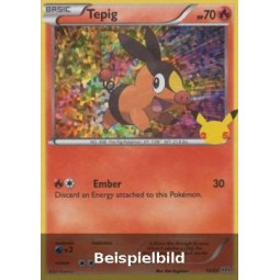 Tepig (McDonald's Collection 25th Anniversary MCD25-13) [DE/NM]