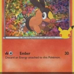 Tepig (McDonald's Collection 25th Anniversary MCD25-13) [DE/NM]
