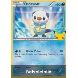 Oshawott (McDonald's Collection 25th Anniversary MCD25-21) [DE/NM]