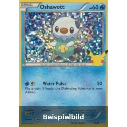 Oshawott (McDonald's Collection 25th Anniversary MCD25-21) [DE/NM]