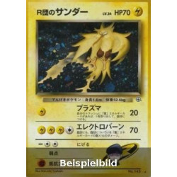 Rocket's Zapdos (Challenge from the Darkness G2) [JP/GD]