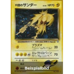 Rocket's Zapdos (Challenge from the Darkness G2) [JP/GD]