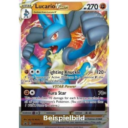 Lucario VSTAR (SWSH Black Star Promos SWSH-214) [DE/NM]