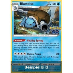 Blastoise (Pokémon GO PGO-017) [DE/EX]