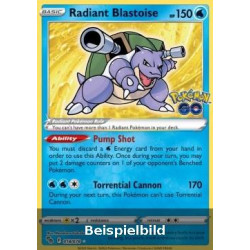 Radiant Blastoise (Pokémon GO PGO-018) [EN/NM]