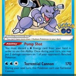 Radiant Blastoise (Pokémon GO PGO-018) [EN/NM]