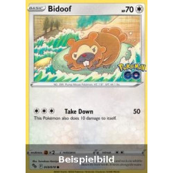 Bidoof (Pokémon GO PGO-059) [EN/NM]