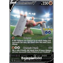 Conkeldurr V (Pokémon GO PGO-074) [DE/NM]