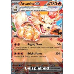 Arcanine ex (Scarlet & Violet SVI-032) [DE/NM]