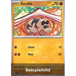 Sandile (Scarlet & Violet SVI-115) [DE/NM]
