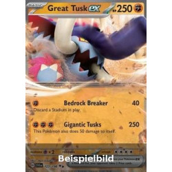 Great Tusk ex (Scarlet & Violet SVI-123) [DE/NM]