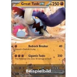 Great Tusk ex (Scarlet & Violet SVI-123) [DE/NM]
