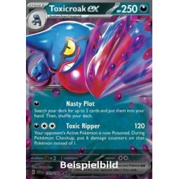 Toxicroak ex (Scarlet & Violet SVI-131) [DE/NM]