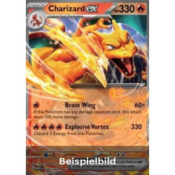 Charizard ex (151 MEW-006) [DE/NM]