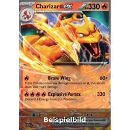 Charizard ex (151 MEW-006) [DE/NM]