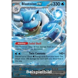 Blastoise ex (151 MEW-009) [DE/NM]