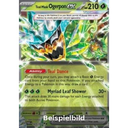 Teal Mask Ogerpon ex (Twilight Masquerade TWM-025) [DE/NM]