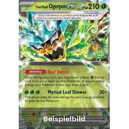 Teal Mask Ogerpon ex (Twilight Masquerade TWM-025) [DE/NM]