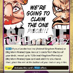 We're Going to Claim the One Piece!!! (OP07-077) (500 Years into the Future) [EN/NM]
